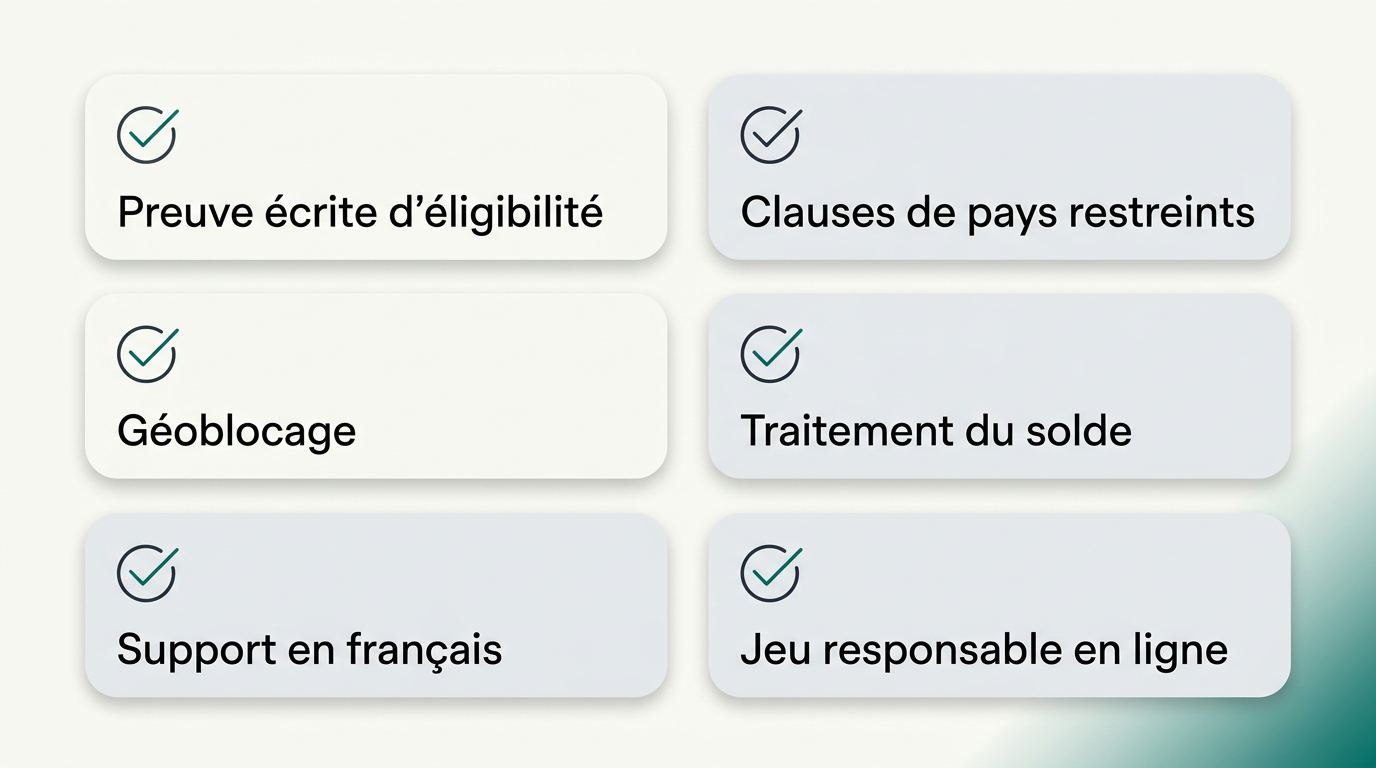 Confirmer l’éligibilité explicite de la France